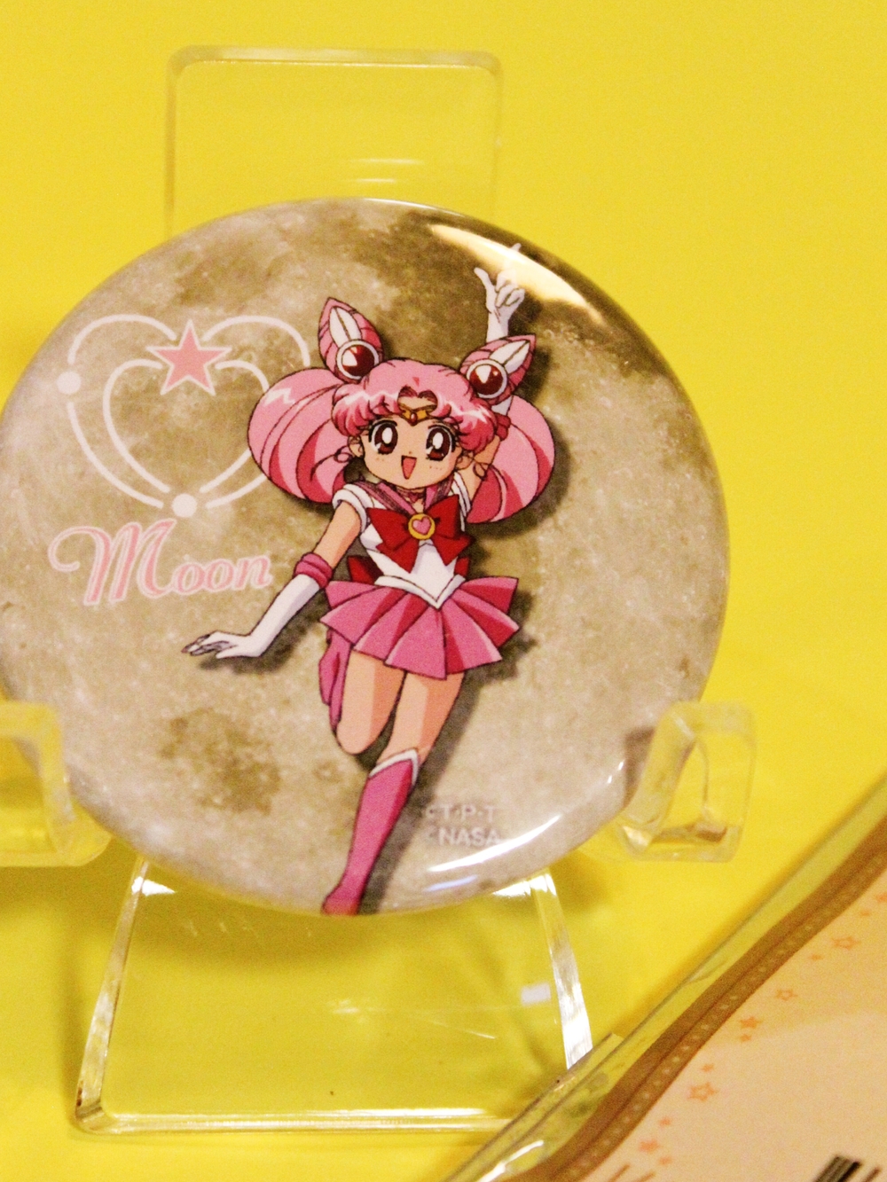 Sailor Moon x TeNQ Sailor Chibi Moon can badge